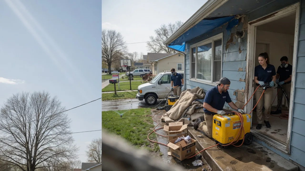 Basement Flood Cleanup in Stryker, OH near me